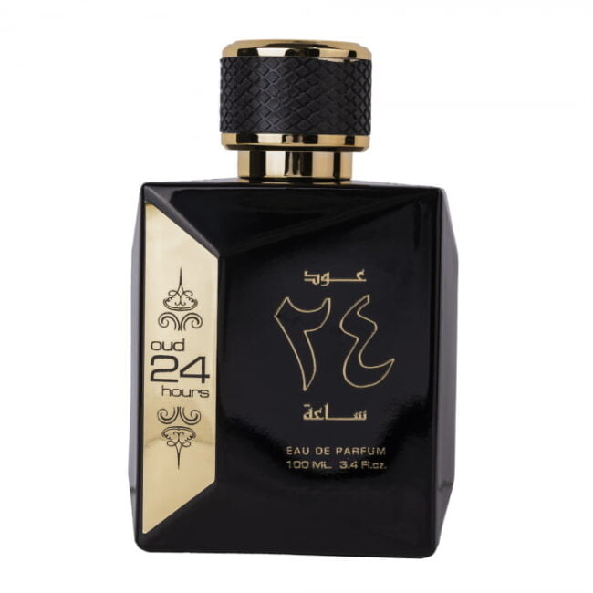Set Parfum arabesc + Deodorant spray, Oud 24 Hours by Ard al Zaafaran, Dubai, Unisex, 100ml+50ml