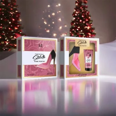 Set Stiletto Pink, Femei, Parfum 50 ml+ Lotiune de corp 50 ml - Montage Brands